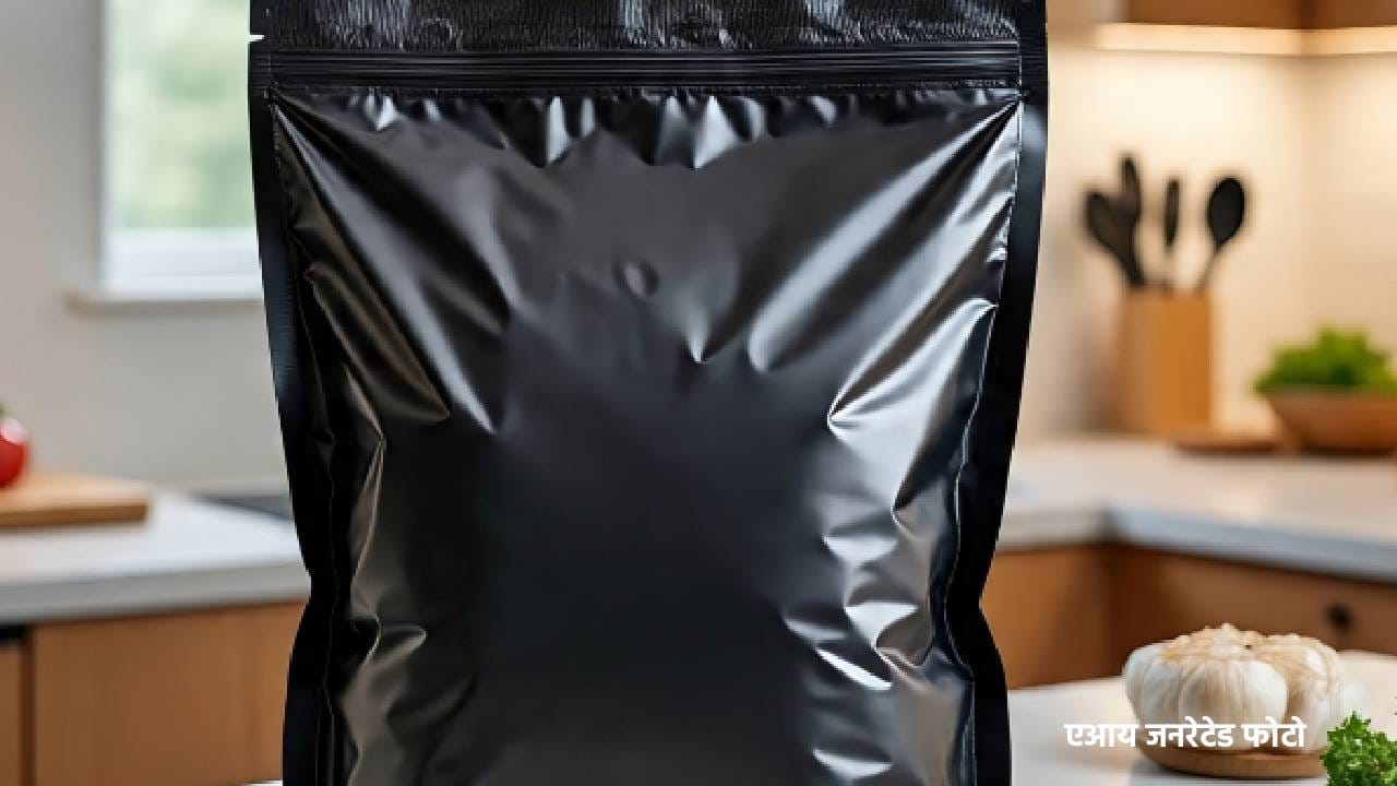 भारतात बऱ्याचदा काळ्या रंगाच्या पिशव्या या मांसाहारी अन्न आणि मद्य यांची ने-आण करण्यासाठी वापरल्या जातात. काळा रंग गडद असतो. या रंगामुळे पिशवीच्या आत नेमके काय आहे? हे समोरच्या व्यक्तीला समजत नाही. 