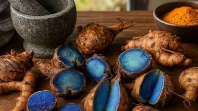 तुम्ही कधी निळ्या हळदीचे आरोग्यदायी फायद्यांबद्दल ऐकलं आहे का?