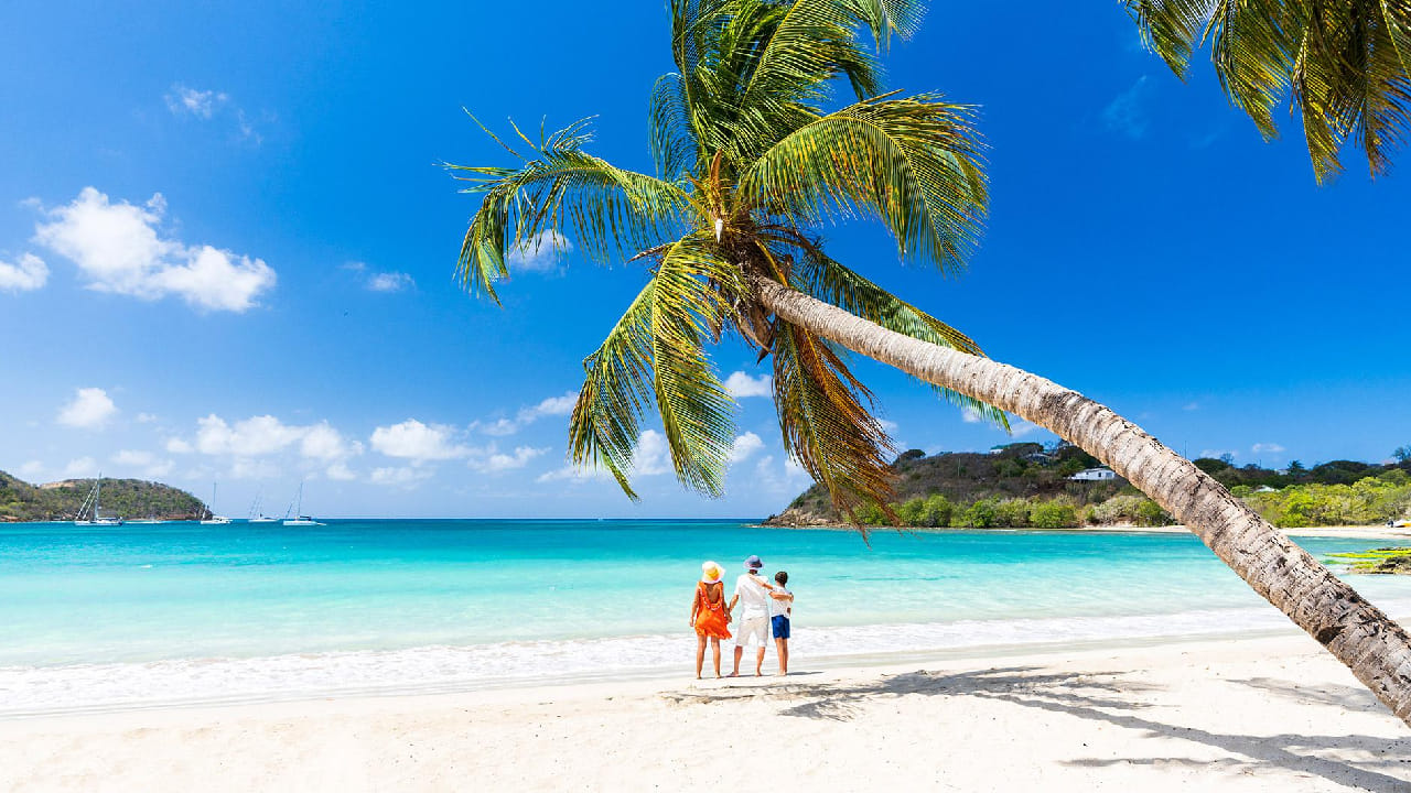 गोंगाटापासून दूर, समुद्राच्या लाटांमध्ये वेळ घालवायचा असेल तर कॅरिबियन द्वीपसमूह तुमची वाट पाहत आहेत. पांढऱ्या शुभ्र वाळूचे किनारे आणि प्रायव्हेट रिसॉर्ट्स यामुळे हे द्वीप जगप्रसिद्ध आहेत.