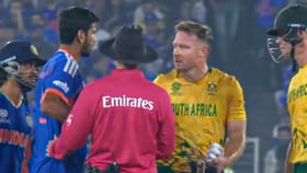 भर मैदानात फुल्ल राडा, सुंदर-मिलर भिडले, काय झालं? पाहा व्हीडिओ.