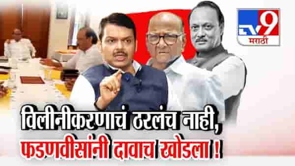 Devendra Fadnavis : विलीनीकरण ठरलंच नाही! फडणवीसांनी थेट ‘तो’ दावाच खोडला!