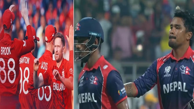 हरले पण रडवून सोडलं, इंग्लंडचा नेपाळ विरुद्ध 4 धावांनी विजय