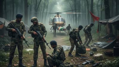 महाराष्ट्र-छत्तीसगड सीमेवर पोलिसांची मोठी कारवाई, माओवाद्यांचे 2 मोठे तळ उद्ध्वस्त