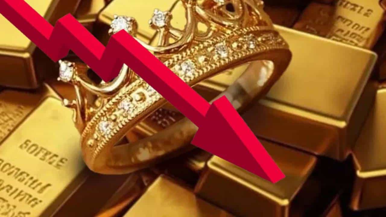 अर्थसंकल्प 2026 सादर झाल्यानंतर सलग दुसऱ्या दिवशी सोन्याचे दर सर्वाधिक कोसळले आहेत. जळगावच्या सराफ बाजारामध्ये सोन्या आणि चांदीच्या दरामध्ये विक्रमी घसरण झाली आहे. सोने थेट 9800 रुपयांनी घसरले आहे. जाणून घ्या आजचा 10 ग्रॅम सोन्याचा भाव किती?