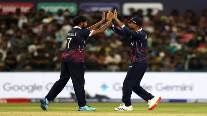 USA vs NED : यूएसएचा ऐतिहासिक विजय, नेदरलँड्सचा 93 धावांनी धुव्वा, मुंबईकर हरमीत सिंह चमकला