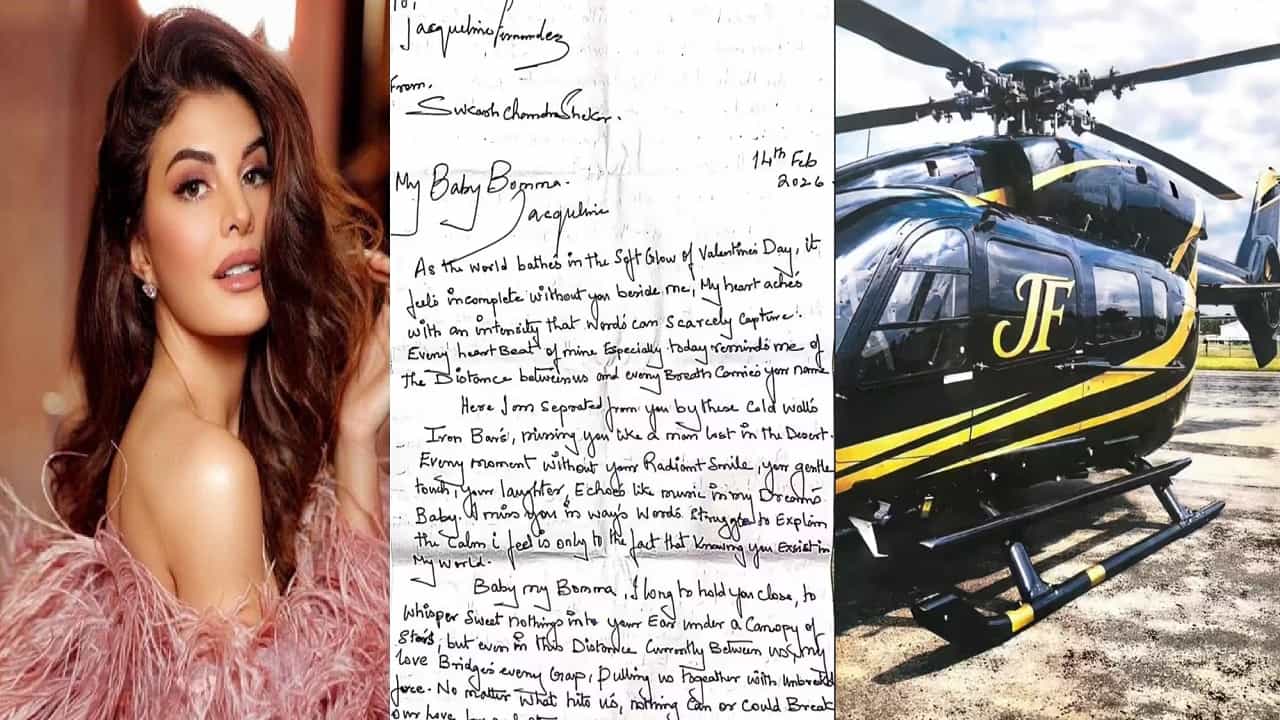 जॅकलीन फर्नांडिस हिला थेट तुरुंगातून हेलीकॉप्टर गिफ्ट... भलंमोठं Love Letter पाहून म्हणाल...