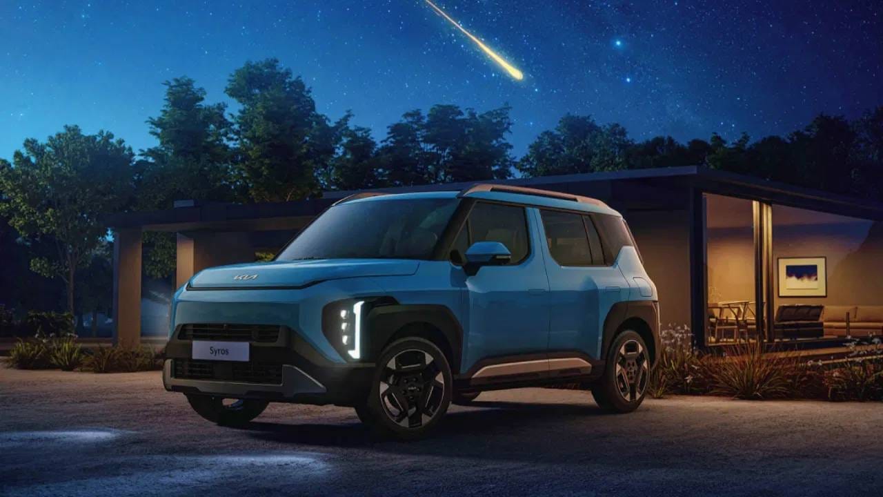 Kia Syros Safety Rating : किआच्या या गाडीची किंमत 8,67,053 रुपयापासून (एक्स शोरूम) सुरु होते. Bharat NCAP क्रॅश टेस्टमध्ये या गाडीला क्रॅश टेस्टच्या एडल्ट सेफ्टीत 32 पैकी 30.21 नंबर आणि चाइल्ड सेफ्टी 49 पैकी 44.42 नंबर मिळाले आहेत. (फोटो- किआ)