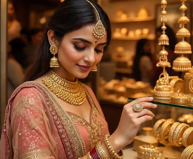 परंतु आता सोन्याचा भावा पुन्हा एकदा वाढू लागला आहे. सोन्याचा भाव दोन दिवसांत तब्बल 12 हजार रुपयांपेक्षाही जास्त रुपयांनी वाढला आहे. यामुळेच आता सोन्याचा भाव 1 लाख 65 हजार रुपये प्रति 10 ग्रॅम रुपयांपर्यंत पोहोचला आहे. (फोटो सौजन्य- मेटा एआय)