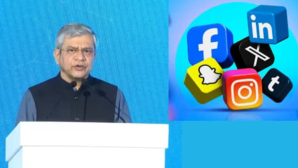 Social Media: समाज माध्यमांना कटेंटच्या जबाबदारीतून पळ काढता येणार नाही, मंत्री अश्विनी वैष्णव यांनी ठणकावले, ऑनलाईन सुरक्षिततेवर केले मोठे भाष्य