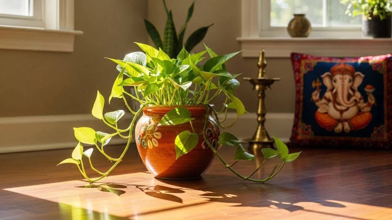 वास्तुशास्त्रानुसार, मनी प्लांट हे घरात शुभ मानलं जातं. हे रोप घरातील वातावरण स्वच्छ आणि सकारात्मक बनवण्यास मदत करतं आणि नकारात्मक उर्जेचा प्रभाव कमी करतं. असे मानले जाते की जिथे मनी प्लांट चांगलं वाढतं आणि हिरवेगार राहतं, तिथे सुख-शांती तसेच आर्थिक स्थिरता असते.