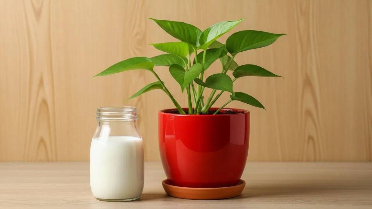 वास्तूच्या मान्यतेनुसार, मनी प्लांटच्या मातीत थोडे दूध घालणे शुभ मानले जातं. दूध हे शुद्धता आणि वैभवाचे प्रतीक मानले जातं, ज्यामुळे झाडाची चांगली वाढ होण्यास मदत होते.  या उपायामुळे घरातील आर्थिक संतुलन मजबूत होते, कर्जाचा भार कमी होतो आणि घरात देवी लक्ष्मीची कृपा सतत राहते असं मानलं जातं. 