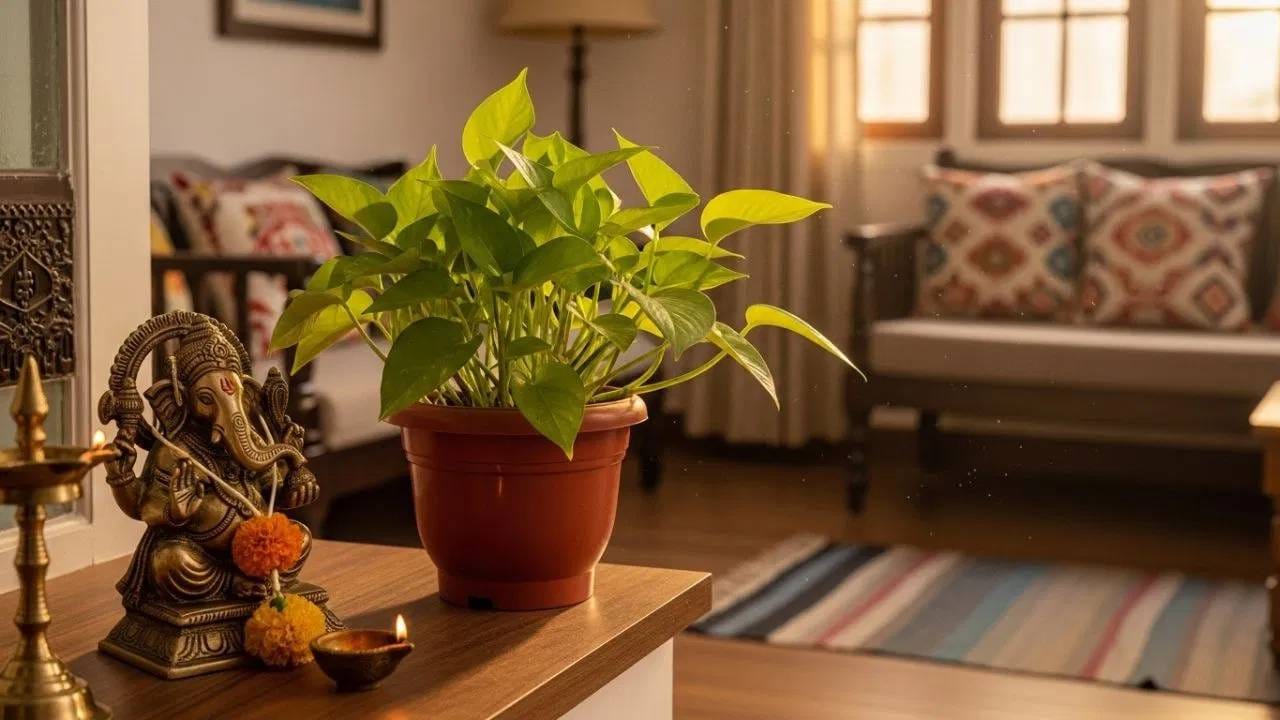 वास्तुशास्त्रानुसार, घराच्या उत्तर किंवा पूर्व दिशेला मनी प्लांट ठेवणे सर्वोत्तम मानले जाते, कारण या दिशा धन आणि आर्थिक समृद्धी आणण्यास उपयुक्त मानल्या जातात. (डिस्क्लेमर : वरील माहिती उपलब्ध स्रोतावरून देण्यात आलेली आहे. याच्या तथ्यांबद्दल आम्ही कुठलाही दावा करीत नाही, तसेच अंधश्रद्धेला दुजोरा देत नाही)