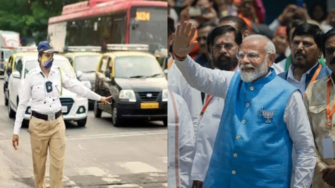 पंतप्रधान मोदी मुंबई दौऱ्यावर, वाहतुकीत मोठा बदल; वाचा कोणता रस्ता बंद
