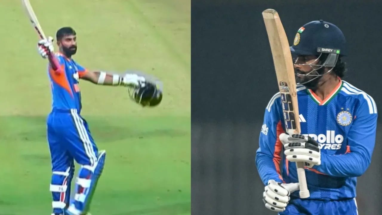 IND A vs USA : जगदीशनचा शतकी तडाखा, आयुष-तिलकची फटकेबाजी, यूएसएएमोर 239 धावांचं आव्हान IND A vs USA : जगदीशनचा शतकी तडाखा, आयुष-तिलकची फटकेबाजी, यूएसएएमोर 239 धावांचं आव्हान