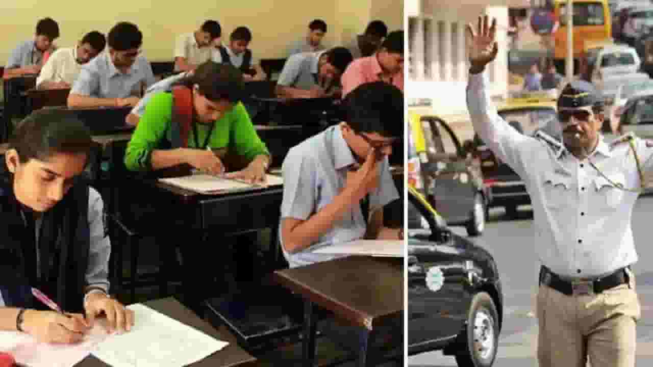 Kalyan-Dombivli | विद्यार्थ्यांच्या मदतीसाठी ट्रॅफिक पोलिस सरसावले; वेळेत पोहोचवणार परीक्षा केंद्रावर