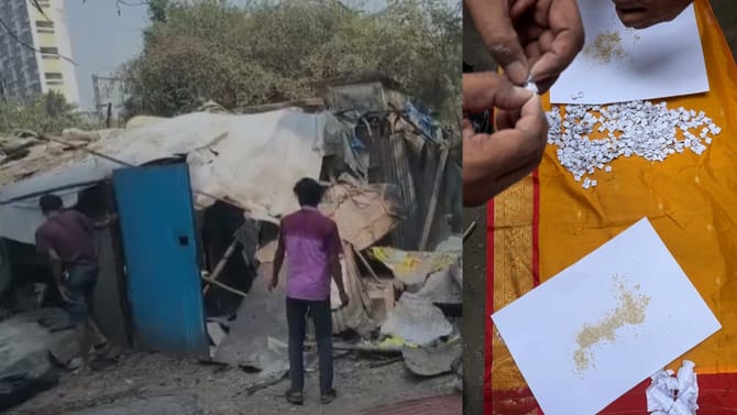 भंगार धंद्याच्या नावाखाली रेल्वे रुळांच्या बाजूला ड्रग्जचे रॅकेट