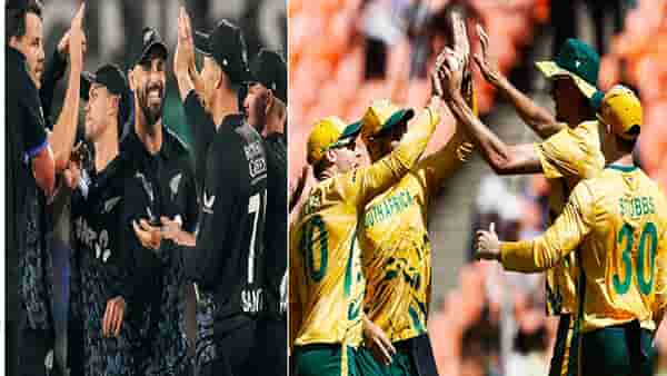 NZ vs SA : न्यूझीलंड-दक्षिण आफ्रिका विजयी हॅट्रिकसाठी सज्ज, कोण मारणार बाजी?