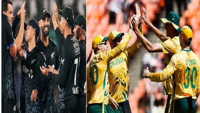 NZ vs SA : न्यूझीलंड-दक्षिण आफ्रिका विजयी हॅट्रिकसाठी सज्ज, कोण मारणार बाजी?