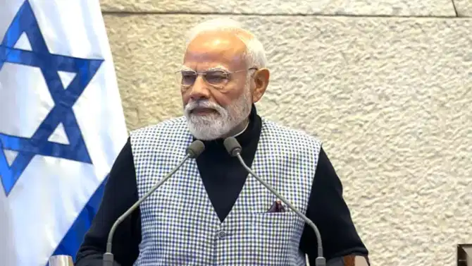 PM Modi : निष्पापांची हत्या सहन केली जाणार नाही... पंतप्रधान मोदींचा इस्रायली संसदेत हमासवर हल्ला