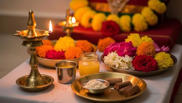 पूजा करताना स्वच्छता आणि नियम पाळण्याची विशेष काळजी घेतली जाते. दिवे, तूप, फुले आणि चंदन यासारख्या वस्तू वापरल्या जातात, परंतु पुजेनंतर या वस्तू पुन्हा वापरता येतील की नाही याबद्दल अनेकांना शंका असते.