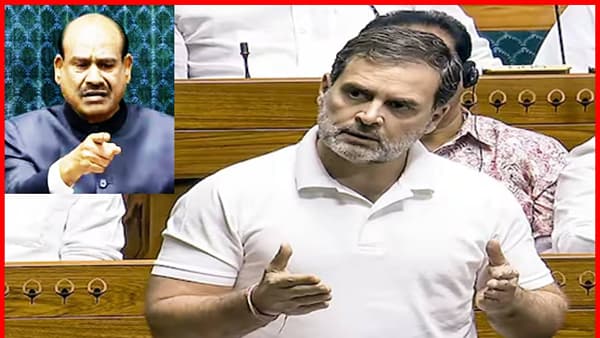 Rahul Gandhi: मी काय बोलावं हे पण तुम्हीच सांगा राहुल गांधींचा लोकसभेत संताप, ओम बिर्लांचं तडक उत्तर काय?