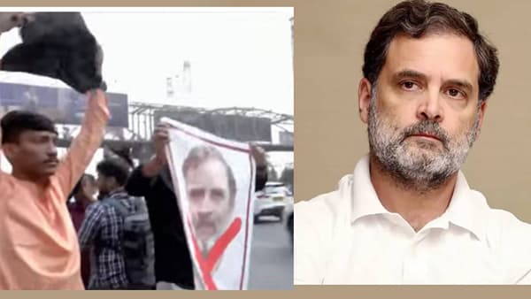 Rahul Gandhi: राहुल गांधी भिवंडी कोर्टात, भाजप कार्यकर्त्यांनी दाखवले काळे झेंडे, प्रकरण तरी काय?