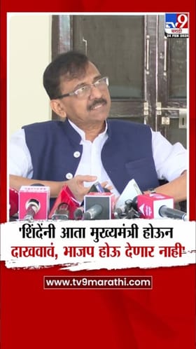 शिंदेंनी आता मुख्यमंत्री होऊन दाखवावं! संजय राऊत नेमकं काय म्हणाले?.