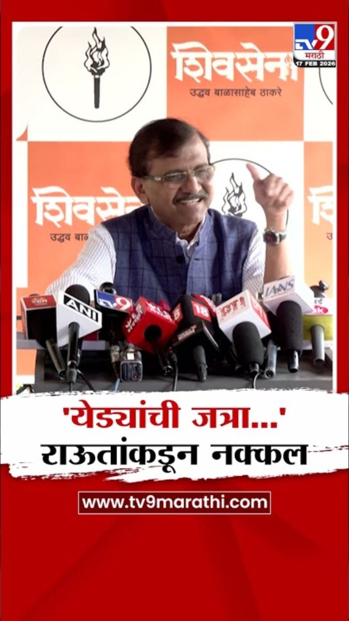 'येड्यांची जत्रा...' संजय राऊतांकडून नक्कल