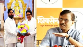 पाठीत खंजीर... राज ठाकरे-शिंदेंची भेट, राऊतांची पहिली प्रतिक्रिया.