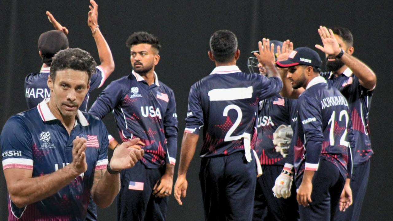 शॅडली स्कालविकने सहाव्या षटकाच्या दुसऱ्या चेंडूवर इशान किशनला बाद केले. त्यानंतर, त्याने त्याच षटकाच्या पाचव्या चेंडूवर तिलक वर्माला आणि शेवटच्या चेंडूवर शिवम दुबेला बाद केले. चौथी विकेट डेथ ओव्हरमध्ये 19व्या षटकाच्या शेवटच्या चेंडूवर अर्शदीप सिंगला बाद केले. (Photo- USA Cricket Twitter/PTI)