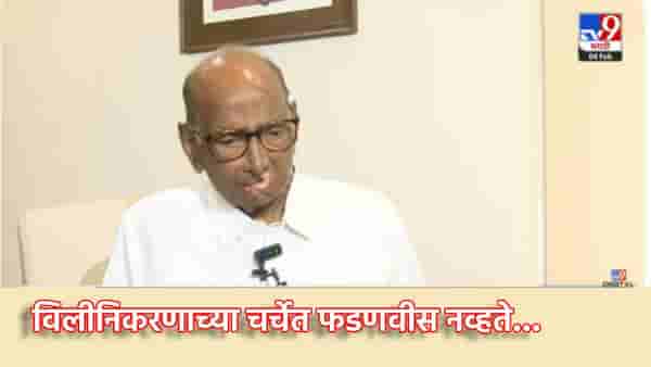 Sharad Pawar: राष्ट्रवादी विलीनिकरणाच्या वादात फडणवीसांची उडी, शरद पवार यांची सणसणीत प्रतिक्रिया, सुनावले काय?