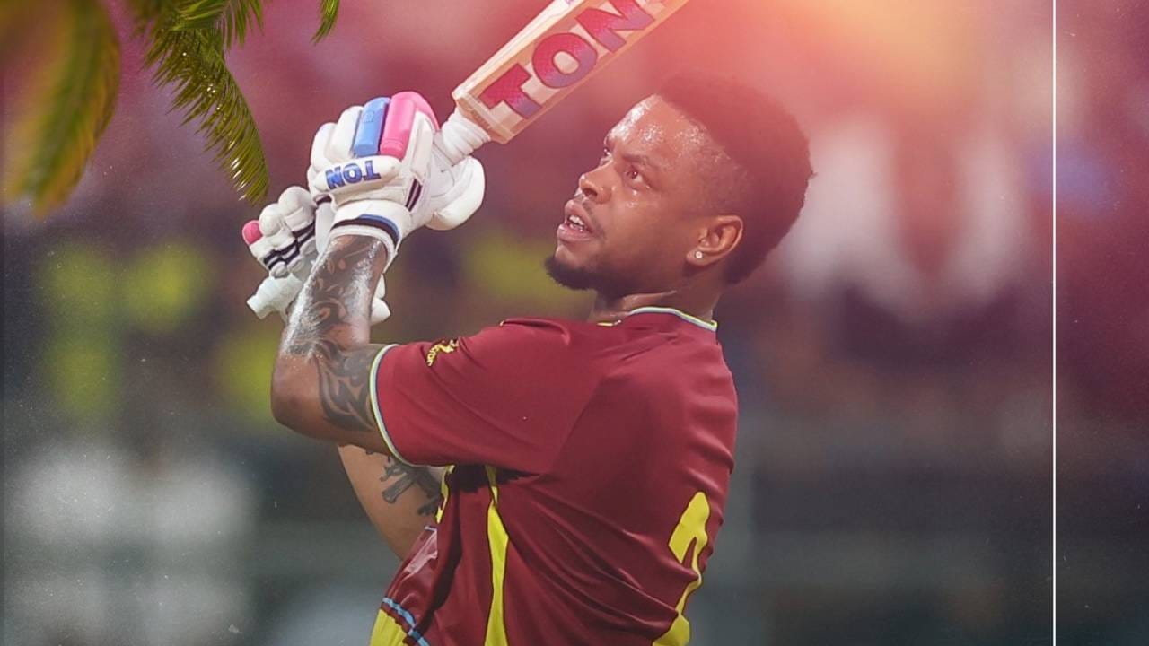 2014 मध्ये आयर्लंड आणि नेदरलँड्स यांच्यात झालेल्या सामन्यात 30 षटकार मारण्यात आले होते. आता 12 वर्षांनी हा विक्रम मोडीत काढला आहे. टी20 विश्वचषकाच्या एकाच सामन्यात 30 पेक्षा जास्त षटकार मारले गेले. (Photo- Windies Cricket Twitter)