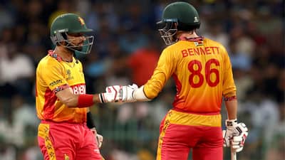 SL vs ZIM : झिंबाब्वेकडून पुन्हा उलटफेर, ऑस्ट्रेलियानंतर श्रीलंकेला दणका, 6 विकेट्सने दणदणीत विजय