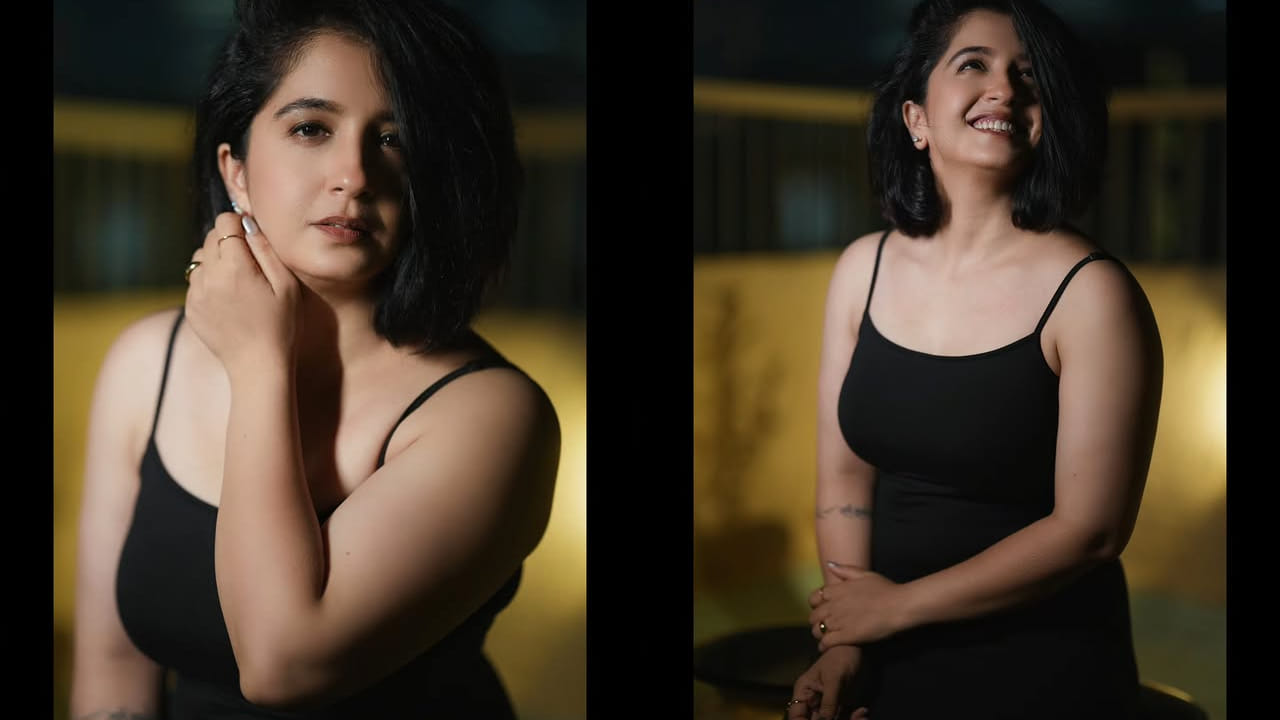 आतापर्यंत प्रामुख्याने साडी किंवा पारंपारिक वेशभूषेत दिसणाऱ्या स्नेहलताने नुकतेच आपल्या सोशल मीडियावर एका हटके फोटोशूटमधील फोटो शेअर केले आहेत. या फोटोशूटसाठी तिने काळ्या रंगाचा साधा पण एलिगंट वन पीस ड्रेस परिधान केला आहे.