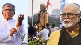 तेलंगणात महात्मा फुले यांच्या पुतळ्याची विटंबना; आबेंडकर -भुजबळ आक्रमक.