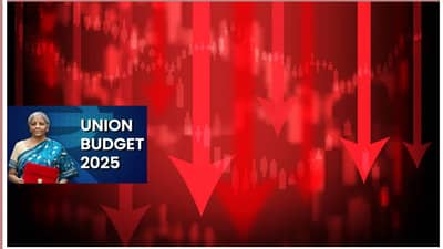 Stock Market Budget 2026 : ती एक घोषणा आणि शेअर बाजार पत्त्यासारखा कोसळला, सेन्सेक्स आणि निफ्टीत महाभूकंप, 16 लाख कोटी बुडाले