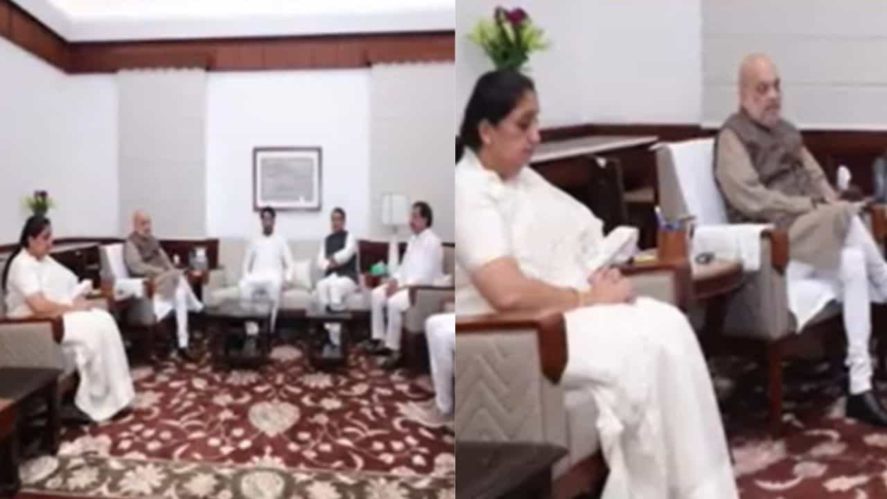 सुनेत्रा पवार दिल्ली दौऱ्यावर, पंतप्रधान नरेंद्र मोदी, अमित शाह यांची घेतली भेट
