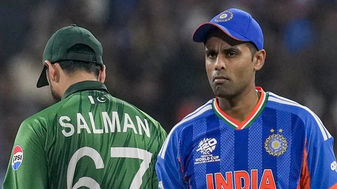 सूर्यकुमार यादवच्या नेतृत्वात भारताने पाकिस्तानचा धुव्वा उडवला. त्याच्या नेतृत्वात टीम इंडियाचा हा 37वा विजय होता. यासह त्याने रोहित शर्माचा विक्रम मोडीत काढला आहे. सूर्यकुमार यादव पहिल्या 46 टी20 सामन्यात सर्वाधिक सामने जिंकणारा भारतीय कर्णधार ठरला आहे.  (Photo- PTI)