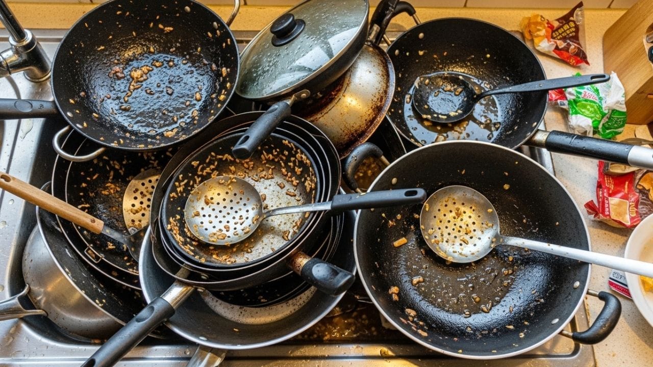 नैसर्गिक पद्धतीने भांडी स्वच्छ करायची असल्यास चिंचेची पेस्ट हा एक उत्तम पर्याय आहे. चिंचेमधील आम्ल गुणामुळे भांड्यांवरील चिकटपणा आणि काळे डाग सहजपणे साफ होतात. जुन्या आणि काळवंडलेल्या कढईसाठी हा उपाय हमखास रिझल्ट देतो.