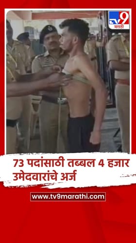 अहिल्यानगर :  जिल्हा पोलीस दलातील 73 पदांच्या भरतीसाठी  4 हजार उमेदवारांचे अर्ज.