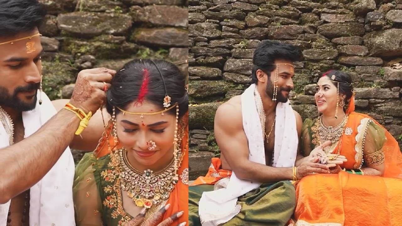 'चंद्र भागेसारखं प्रेम आपलं सखी, मी तुझ्यात सामावून जाईन, रुसली जरी तू रखुमाईसारखी, मी सावळा विठ्ठल होऊन जाईन, कायम तुझा रुसवा काढून, तुला आयुष्यभर मनवत राहीन,' अशा शब्दांत विशालने प्रेम व्यक्त केलं आहे. 
