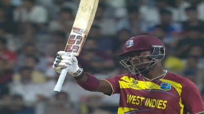 ENG vs WI :  दे दणादण, शेरफेनचं वानखेडेत वादळ, इंग्लंडसमोर 197 धावांचं आव्हान, कोण जिंकणार सलग दुसरा सामना?