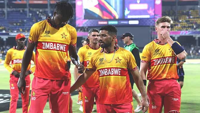 T20i World Cup 2026 : ऑस्ट्रेलिया-श्रीलंकेला पराभूत केल्यानंतर झिंबाब्वेचा भारताला इशारा! कोच म्हणाला...