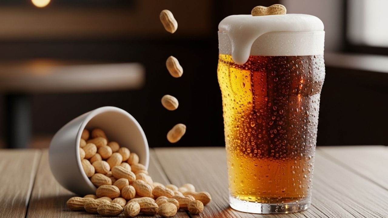 हे बुडबुडे शेंगदाण्याला वर उचलतात आमि त्यामुळे शेंगदाणे वर तरंगतात. पृष्ठभागावर आल्यावर हे बुडबुडे हवेच्या संपर्कात येऊन फुटतात. बुडबुडे फुटले की शेंगदाणे पुन्हा जड होतात आणि तळाशी जातात. 