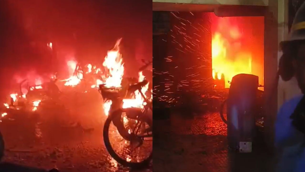 या घटनेची माहिती मिळताच कल्याण-डोंबिवली महानगरपालिकेच्या अग्निशमन दलाच्या गाड्यांनी घटनास्थळी धाव घेतली. जवानांनी सुमारे तासाभराच्या अथक प्रयत्नांनंतर आगीवर नियंत्रण मिळवले.