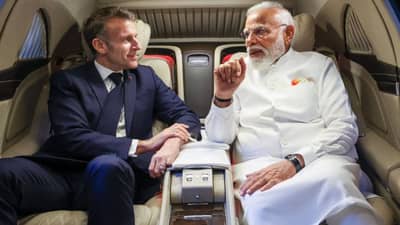 भारत-फ्रान्सची मैत्री आणखी दृढ, इमॅन्यूएल मॅक्रॉन म्हणाले आमच्याकडे भारतासाठी खूप काही...मुंबईत महत्त्वाचे विधान!