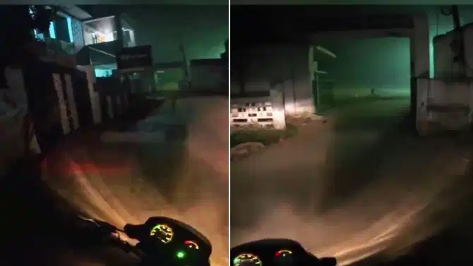 Video: भर रात्री कब्रिस्तानमधून कॉल, फूड डिलिव्हरी बॉय पोहोचताच... जे घडलं ते पाहून हादरुन जाल