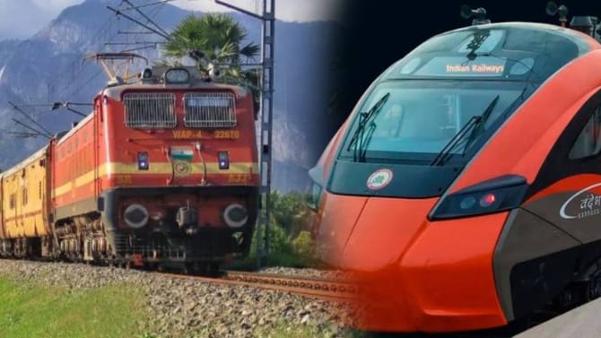 रेल्वेचे डबे वेगवेगळ्या रंगाचे का असतात? कारण वाचून तुम्ही चकितच व्हाल