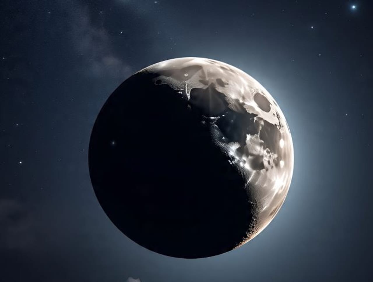 या वर्षी होळी सणाच्या दरम्यानच चंद्रग्रहण लागणार आहे. 3 मार्च रोजी संध्याकाळी हे चंद्रग्रहण चालू होणार असून ते काही काळासाठी भारतातही दिसेल. यावेळी चंद्रग्रहणाचा अनेक राशींवर मोठा परिणाम पडणार आहे. (फोटो सौजन्य- मेटा एआय) 