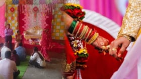 लग्नात पोलिसांची एन्ट्री होताच थरकाप, अंगावरच्या कपड्यावरच नवरदेवपळाला.